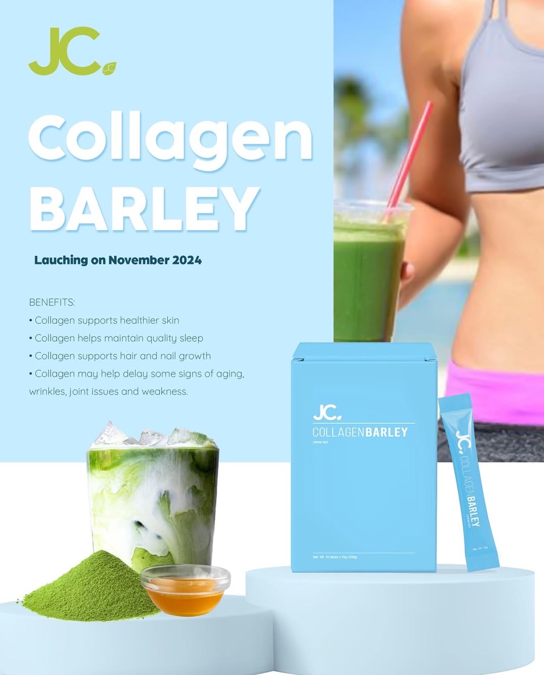 JC Barley Collagen (1x10 Sticks)
