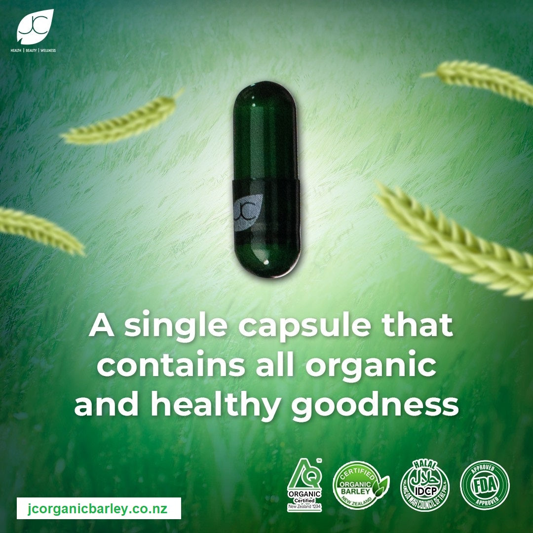 JC Organic Barley Capsule 30capsules/bottle